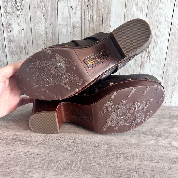 Kork-Ease Studded Leather Clogs Size 8 - Picture 6 of 7